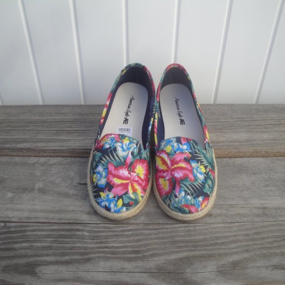American Eagle Slide-on Floral Printed Casual Shoes 8.5 NEW - Picture 5 of 5